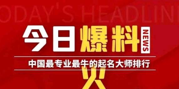 国际国内最新最强十大起名取名改名专家大师排行榜